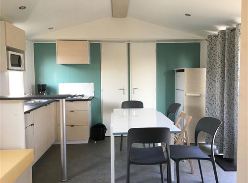 Living-room of Mobile-home (4 rooms) at Camping du Futur