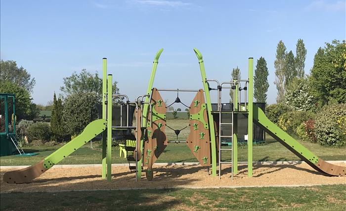 Multi play equipment Proludic at Camping du Futur, closed to Futuroscope Park