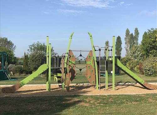 Multi play equipment Proludic at Camping du Futur, closed to Futuroscope Park